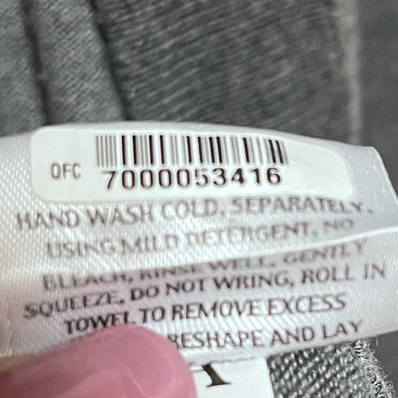 Eileen Fisher Cozy Viscose Stretch Cardigan Contrast Trim Gray Size Large Open - Picture 12 of 16